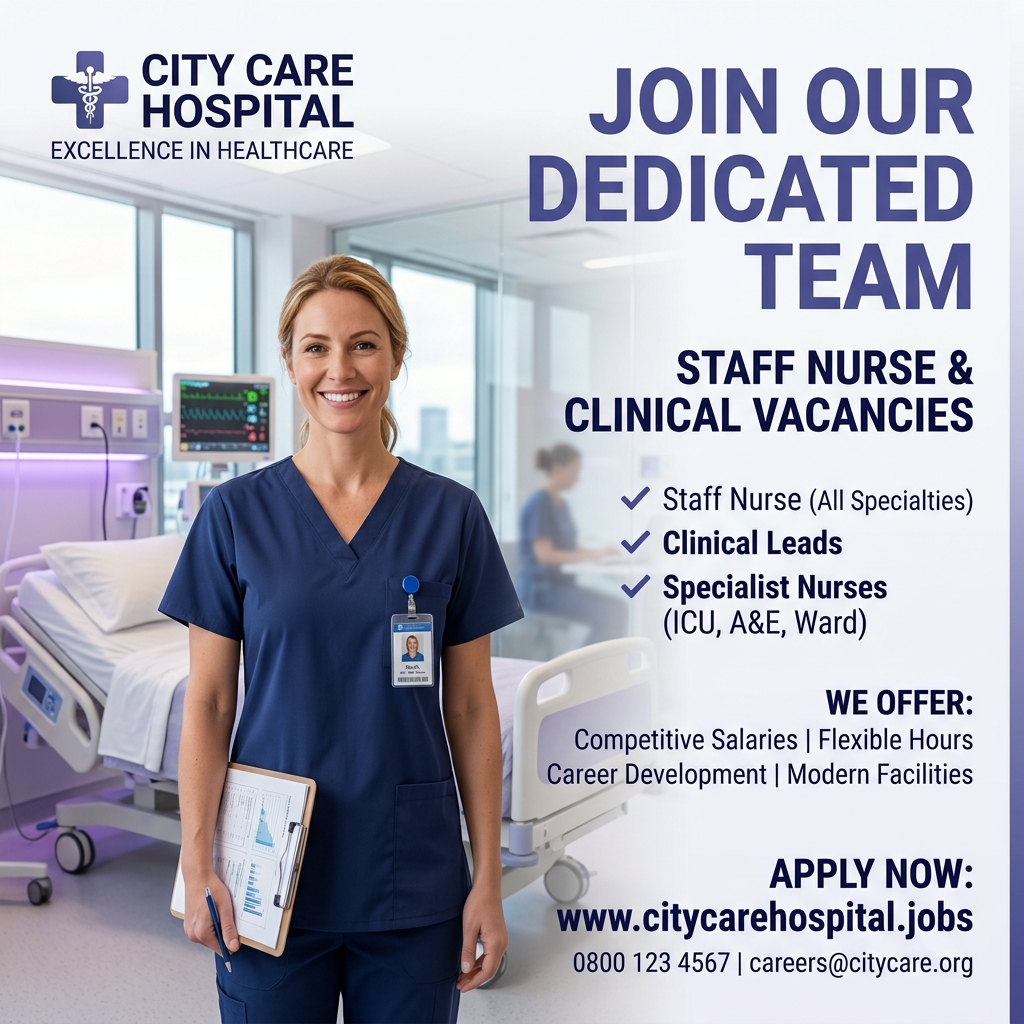 Staff Nurse Vacancy Banner